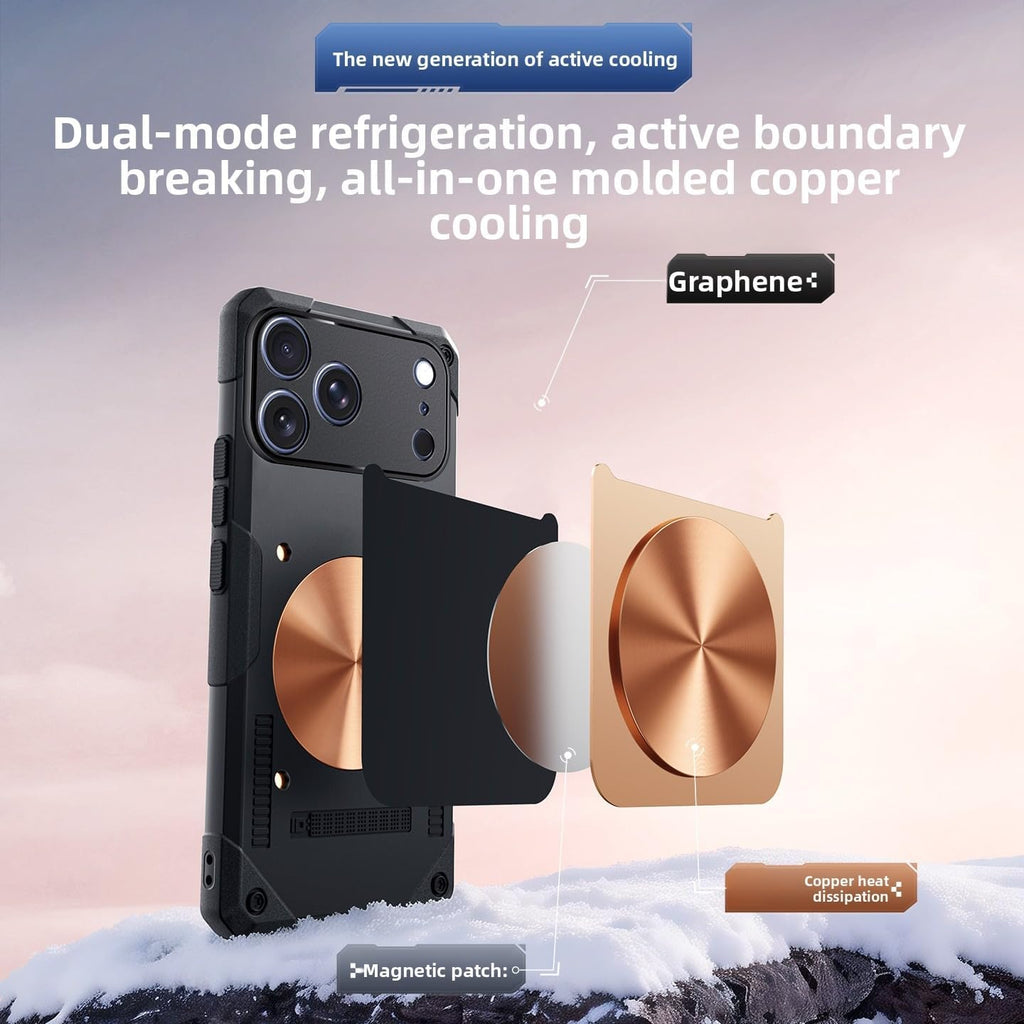 Copper Heat Dissipation Magnetic phone Case