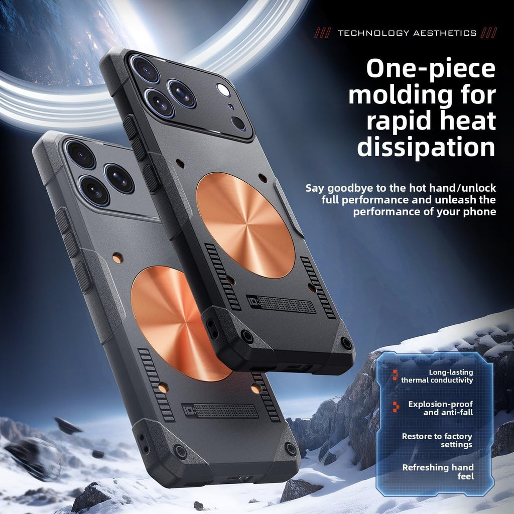 Copper Heat Dissipation Magnetic phone Case