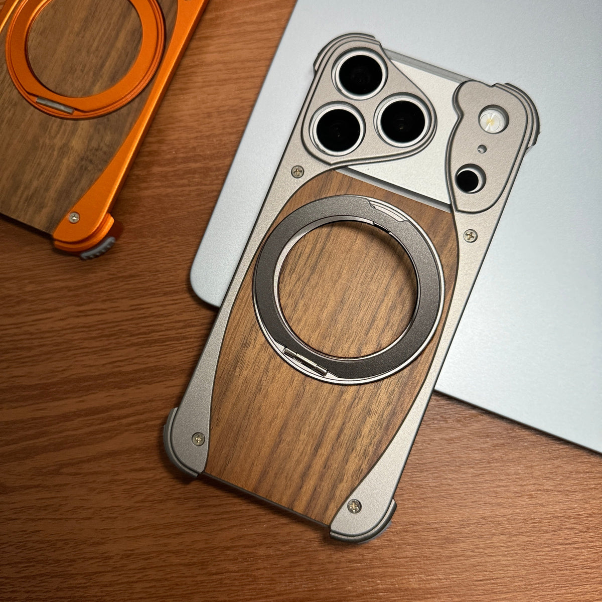Funda Magnética de Metal, Aluminio y Madera