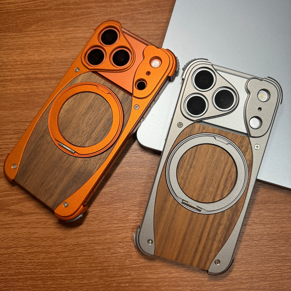 Funda Magnética de Metal, Aluminio y Madera