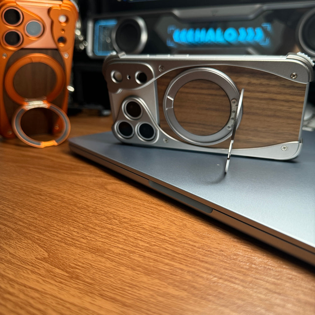 Funda Magnética de Metal, Aluminio y Madera