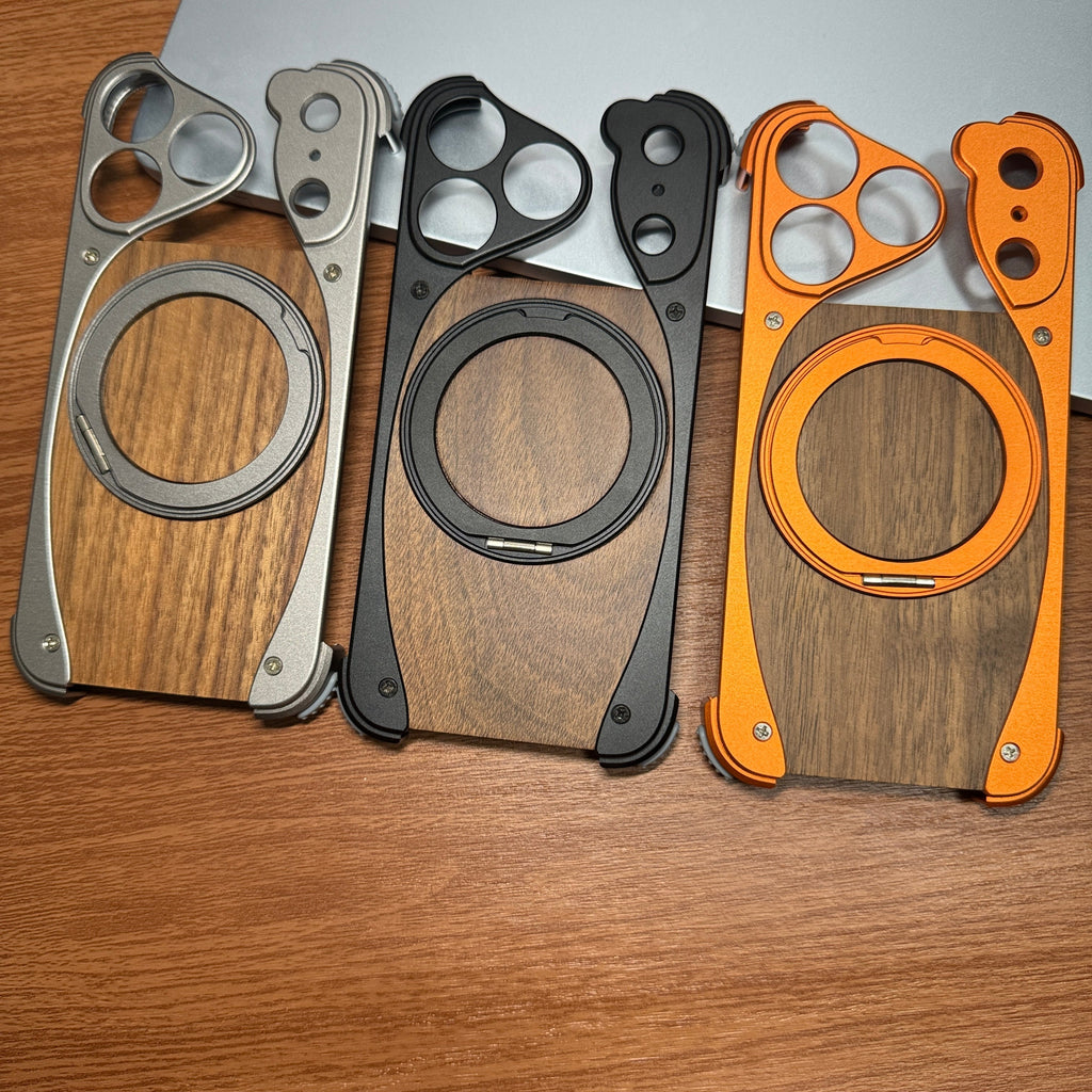 Funda Magnética de Metal, Aluminio y Madera