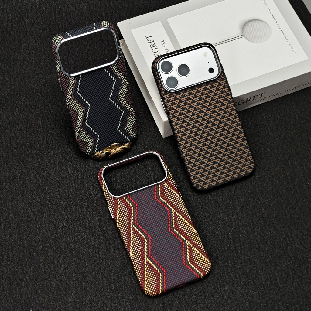 Aramid fiber phone case