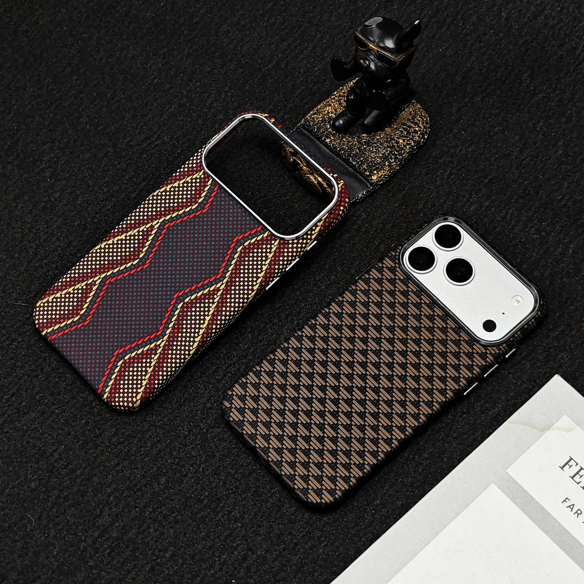 Aramid fiber phone case